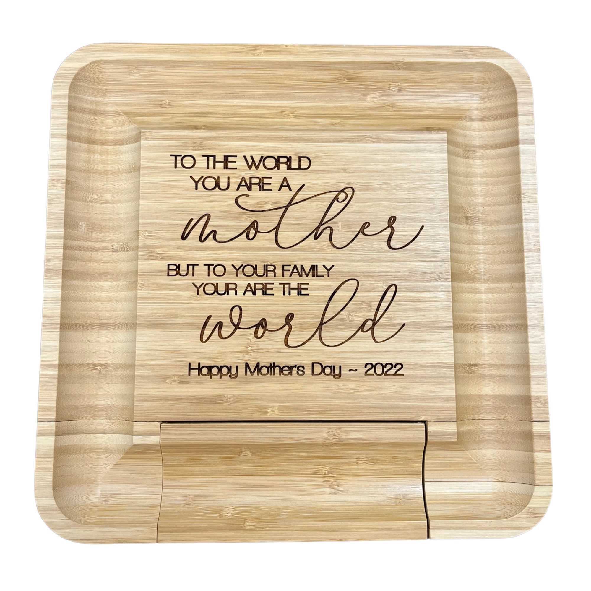 Mother's Day Cutting Board with Saying